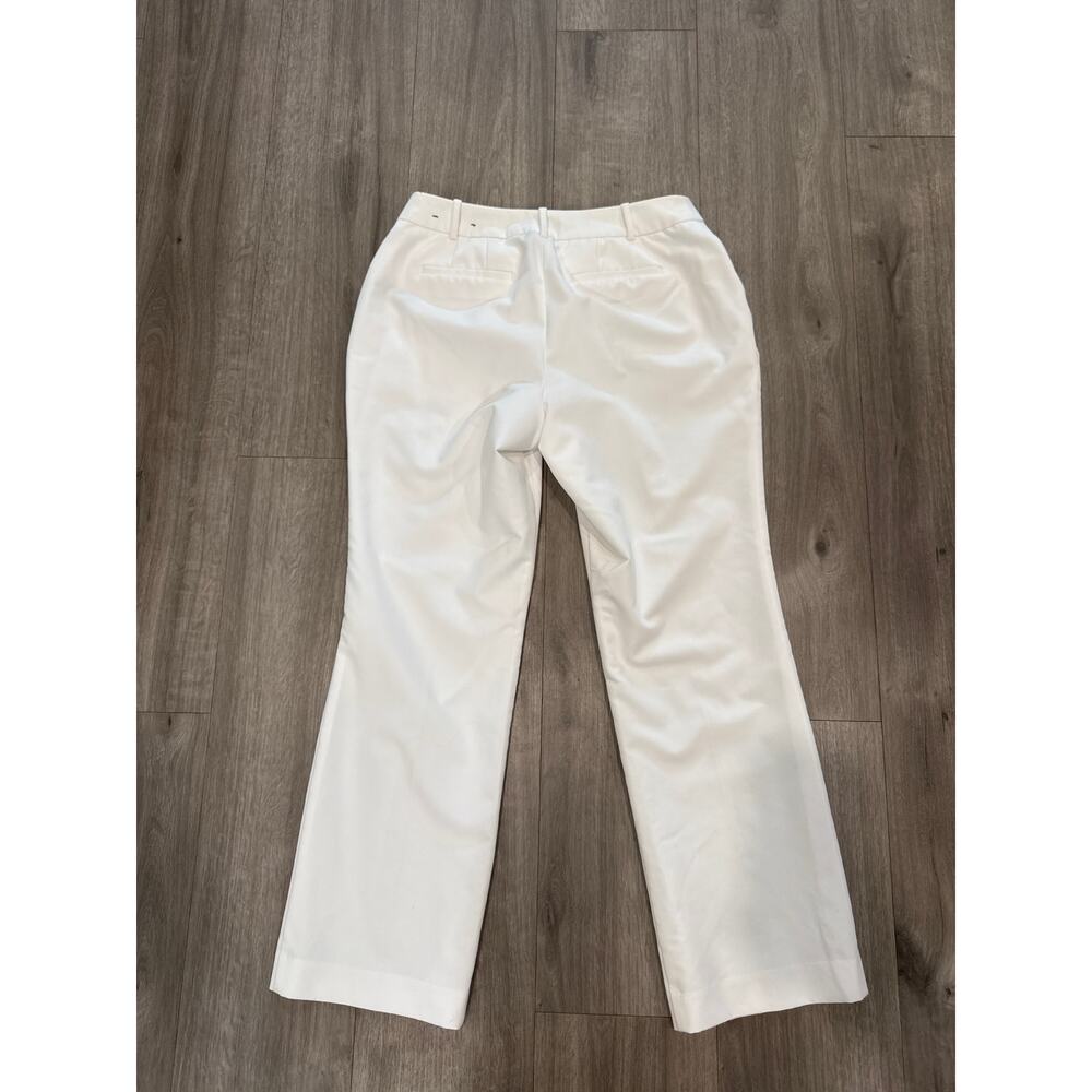 Worthington Curvy Fit Perfect Trouser Lined White Pants Women's Size 6P - Picture 2 of 12
